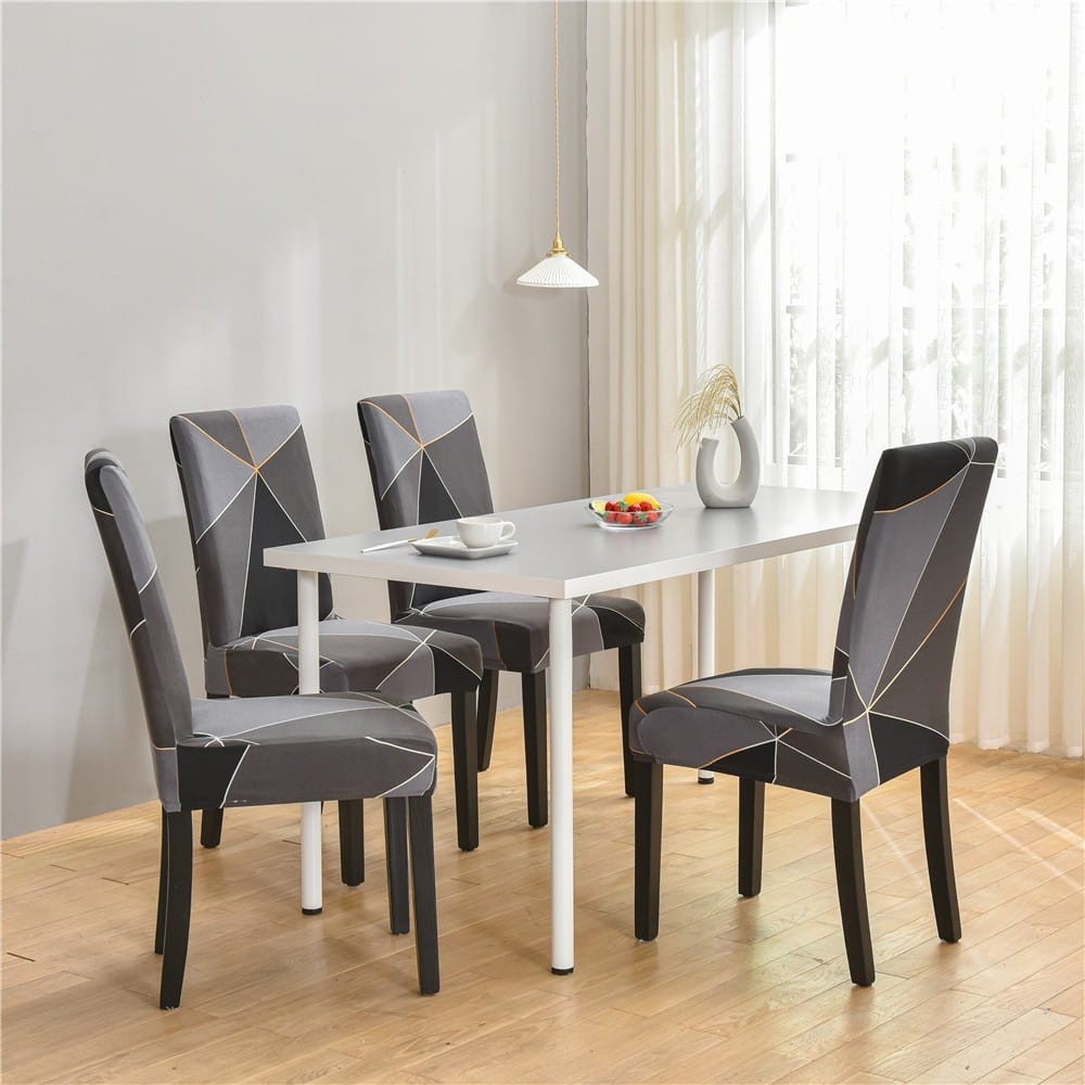 4 pics China Print Chair Covers: Elevate Your Events with Style.