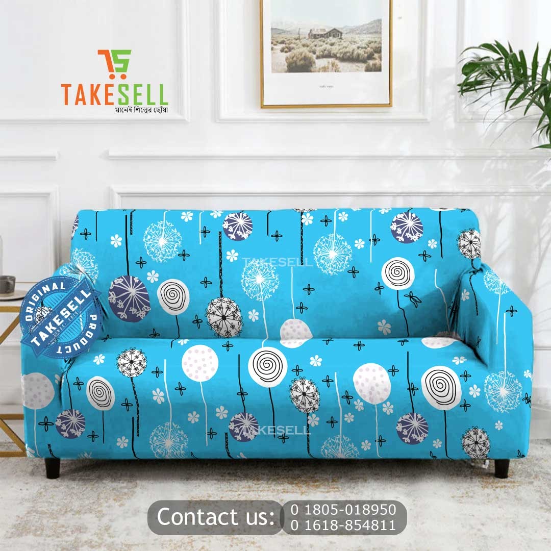 Dandelion pattern China Print Sofa Cover