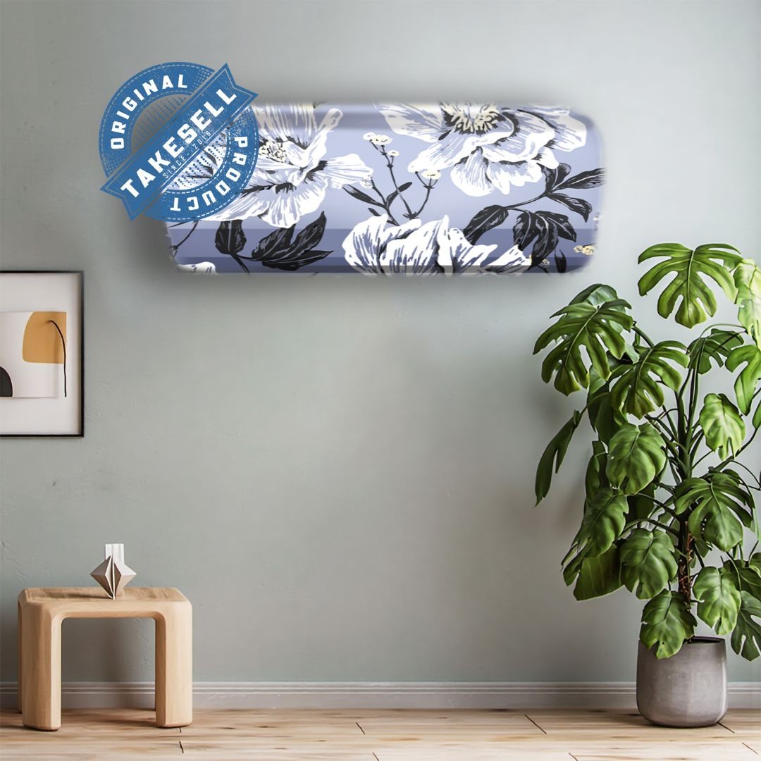 Monochrome Peony AC Cover