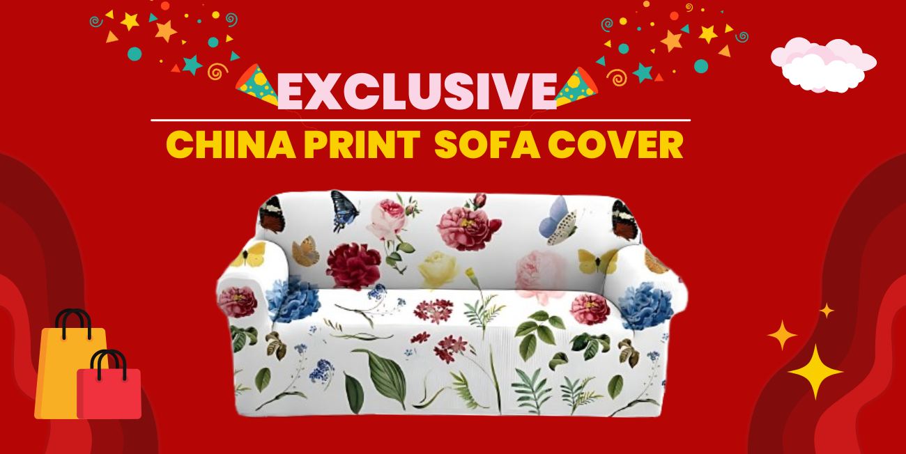 China print Sofa Cover Price in Bangladesh