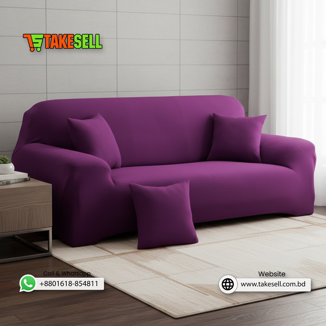 China Solid Sofa Cover (3+2+1)