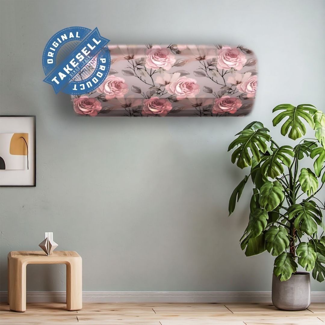 Romantic Pink Rose AC Cover