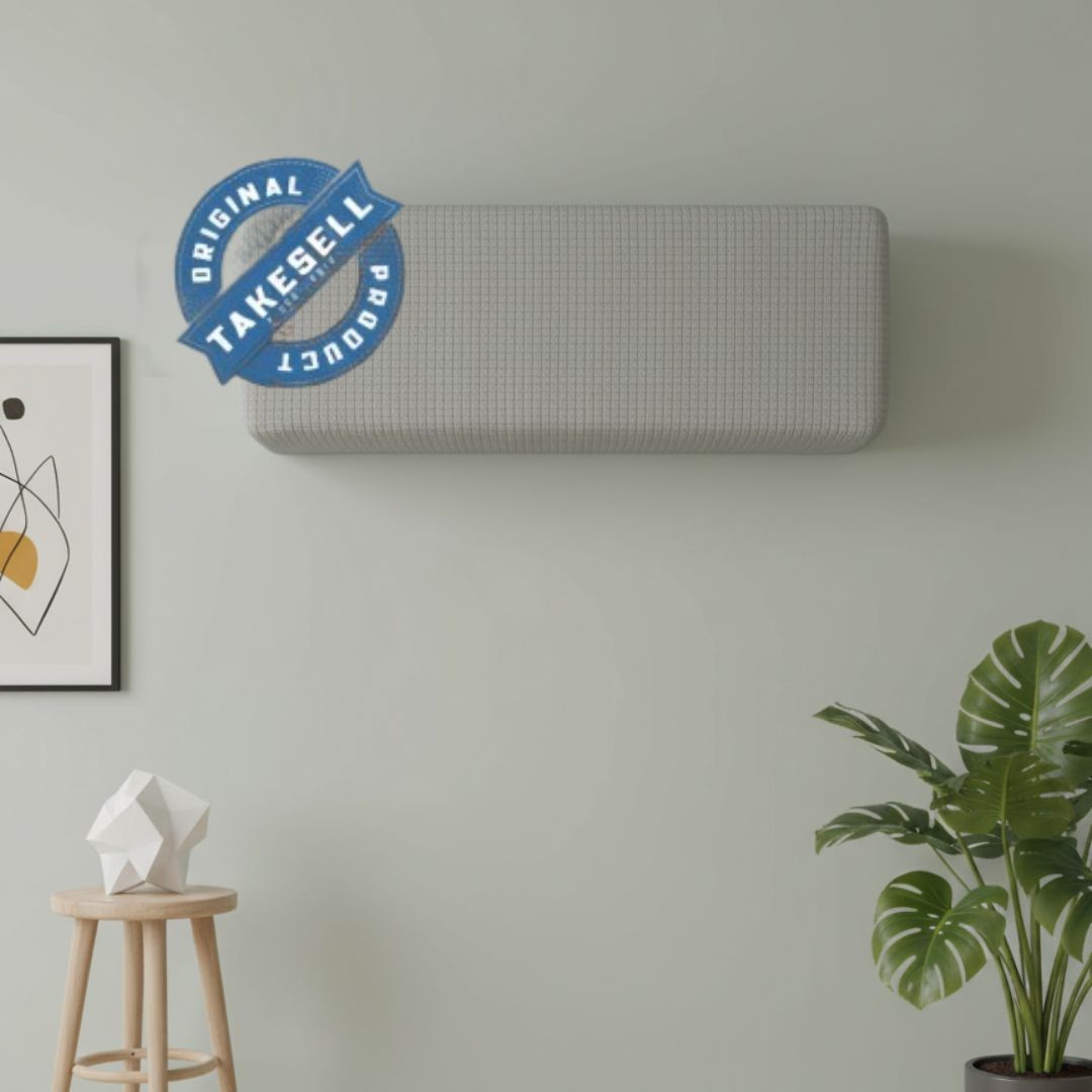 Light Gray Honeycomb Texture AC Cover