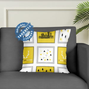 5 Psc china print cushion cover.